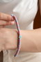 Heliophilia Silver Pulsera Multicolor con Colgante de Aleación de Latón y Cobre